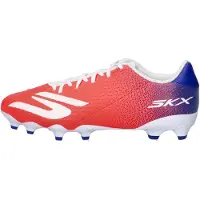 SKECHERS Scarpa da calcio 'CLUB' genziana / rosso arancione / bianco