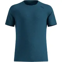 Odlo Essential 365 T-Shirt Crew Neck S/S Maglia funzionale Uomo (XXL, blu)