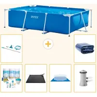 Intex Piscina fuori terra rettangolare - 300x200x75 cm - 7 pezzi - Modello S20051