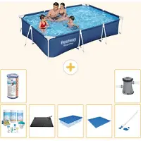 Bestway Steel Pro, piscina rettangolare - 300x201x66 cm - 8 pezzi - Modello S22244