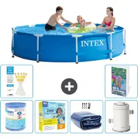 Intex Piscina autoportante rettangolare - 305x76 cm - composta da 5 parti - modello S65