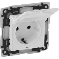 Legrand Presa Valena Life con contatto di terra IP44 Ultra bianco 753119