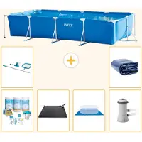 Intex Piscina fuori terra rettangolare - 450x220x84 cm - 7 pezzi - Modello S20071