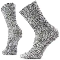 Smartwool Everyday Cozy Heritage Rib Crew Socks Calze casual (46-49, grigio)
