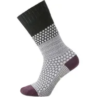 Smartwool Women's Everyday Cozy Popcorn Cable Crew Socks Calze casual Donna (38-41, grigio)