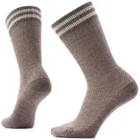 Smartwool Women's Everyday Courtside Texture Tall Calze casual Donna (42-45, marrone)