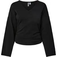 Pieces Top A Maniche Lunghe | Nero | XL