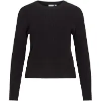 Vila Vicomfy Scollo Rotondo Pullover A Maglia