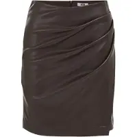 We fashion Gonna marrone scuro