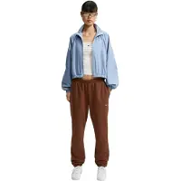 Nike Women's Studio Fleece MW MR Std Cuffed Pant Pantaloni da allenamento Donna (S, marrone)