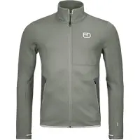 Ortovox Fleece Jacket Giacca di merino Uomo (XL, grigio)