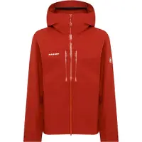 Mammut - Veste polyvalente imperméable - Stoney HS Hooded Jacket Men Dark Red per Uomo - Taglia L - rosso