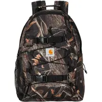 Carhartt WIP - Zaino da 24,8 litri - Kickflip Backpack Camo Feather Tree Black in Pelle - Kaki