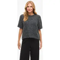 Vila Vimarley Maniche Corte Top A Maglia