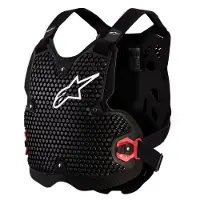 Alpinestars Protezione Torace Bionic Action V2 Black White, Taglia: M/L