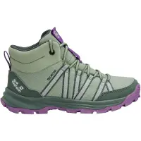 Jack Wolfskin Kid's Wild Hike Texapore Mid Scarpe da trekking Bambini (36, olivia)