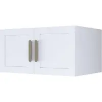 Skye Decor , armadio di alta qualità, bianco, 90 cm, da montare a parete, 100% melaminico