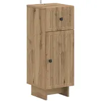 Syfax Mobiletto da Bagno EDE Rovere Artigianale 30 x 31 x 80 cm