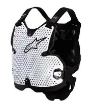Alpinestars Protezione Torace Bionic Action White Black, Taglia: M/L