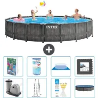 Intex Struttura per piscina a forma di prisma - 549x122 cm - composta da 7 elementi - modello S563