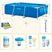 Intex Piscina fuori terra rettangolare - 300x200x75 cm - 7 pezzi - Modello S21255