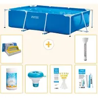 Intex Piscina fuori terra rettangolare - 300x200x75 cm - 7 pezzi - Modello S21255