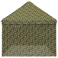 Syfax Tenda con 4 pareti, dimensioni 2,9 x 5,8 metri, mimetica militare