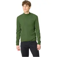 Vaude Matera L/S Tricot II Maglietta da ciclismo Uomo (S, olivia)