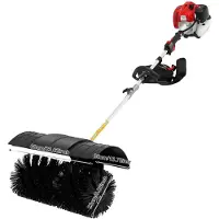 OEM Spazzola per prati manuale, motore da 52cc, pulizia ad alte prestazioni, colore nero