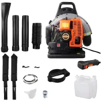 OEM Soffiatore a zaino, motore a 2 tempi da 63 cc, design ergonomico, 6800 giri/min