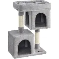 BellaFurn Albero per gatti – Sisal, peluche, con sistema antiscivolo – 49 x 32 x 74 cm