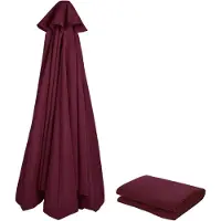 Sonstiges Copertura di ricambio per ombrellone, dimensioni 3m/270cm/2m/230cm/250cm, 8/6 stecche, colore antracite/blu/grigio/rosso/beige, protezione UV 80+, impermeabile