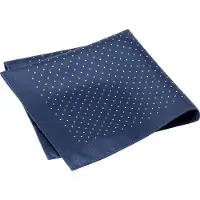 Hackett London per uomo. HM0100066 Fazzoletto da taschino Mini Dot blu marino (OSFA), Casual, Seta, Classico, Navy