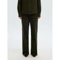 Selected Pantaloni In Velluto Donne Verde 25