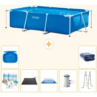Intex Piscina fuori terra rettangolare - 300x200x75 cm - 8 pezzi - Modello S20058