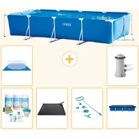Intex Piscina fuori terra rettangolare - 450x220x84 cm - 7 pezzi - Modello S20062