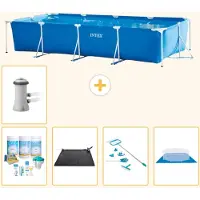 Intex Piscina fuori terra rettangolare - 450x220x84 cm - composta da 6 elementi - modello S20844