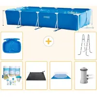 Intex Piscina fuori terra rettangolare - 450x220x84 cm - composta da 7 elementi - modello S20850