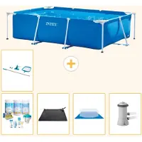 Intex Piscina fuori terra rettangolare - 300x200x75 cm - 6 pezzi - Modello S20833