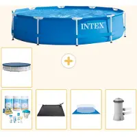 Intex Piscina autoportante rettangolare - 366x76 cm - 6 pezzi - Modello S20430