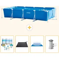 Intex Piscina fuori terra rettangolare - 450x220x84 cm - 5 pezzi - Modello S20846