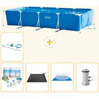 Intex Piscina fuori terra rettangolare - 450x220x84 cm - composta da 6 elementi - modello S20843