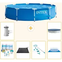 Intex Piscina autoportante rettangolare - 366x76 cm - 7 pezzi - Modello S20428