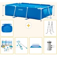 Intex Piscina fuori terra rettangolare - 300x200x75 cm - 7 pezzi - Modello S20842