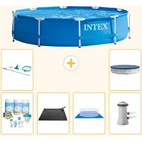 Intex Piscina autoportante rettangolare - 366x76 cm - 7 pezzi - Modello S20427