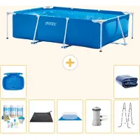 Intex Piscina fuori terra rettangolare - 300x200x75 cm - 8 pezzi - Modello S20058
