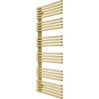 Schöner Wohnen Kollektion Radiatore SCHÖNER WOHNEN collezione CELIA 151x60 cm, oro, radiatore da bagno con attacco centrale sfalsato lateralmente, senza elemento riscaldante