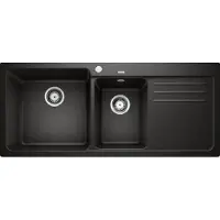 BLANCO Lavello Naya 8, in Silgranit, dimensioni 1160x500 mm, colore nero, codice prodotto 525945