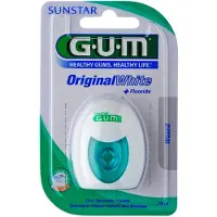 Gum Filo interdentale sbiancante 2040 Original White 30m — Filo interdentale