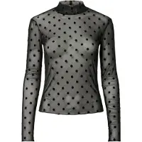Pieces Top A Maniche Lunghe | Nero | M
